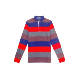 Custom color long sleeve men's polo shirt design polo shirt chest stick color Polo shirt design company Four-color horizontal stripes shirt collar  P1453 Custom color long sleeve men's polo shirt design polo shirt chest stick color Polo shirt design company Four-color horizontal stripes shirt collar  P1453